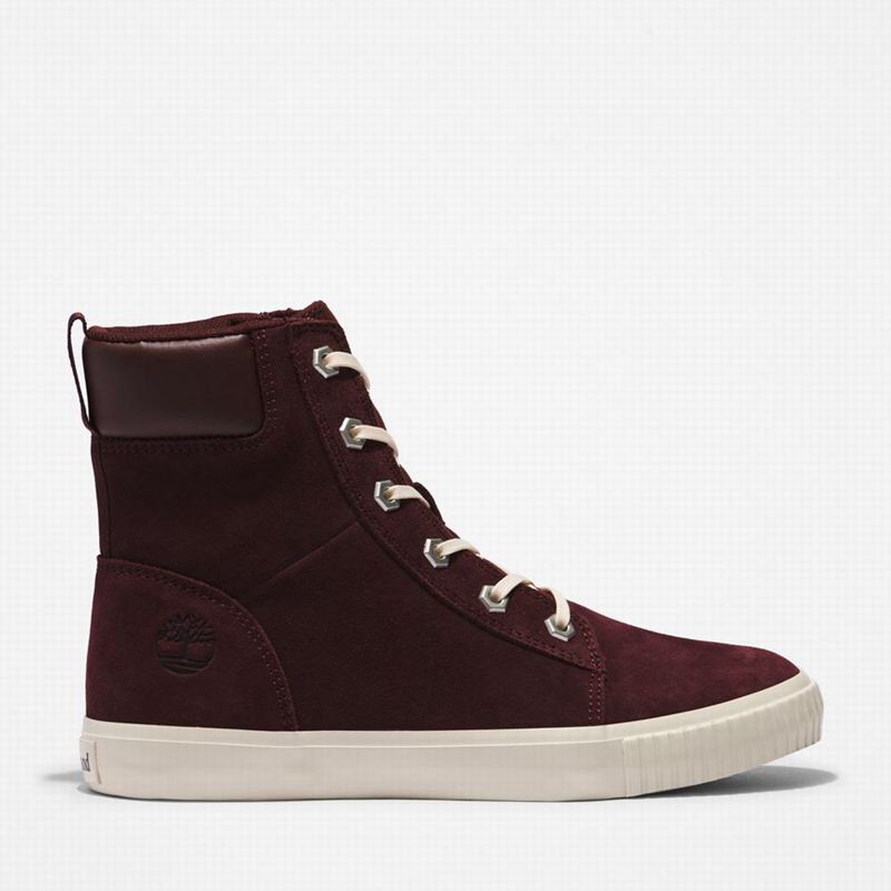 Burgundy Timberland Skyla Bay 6-Inch Boots | 78628606
