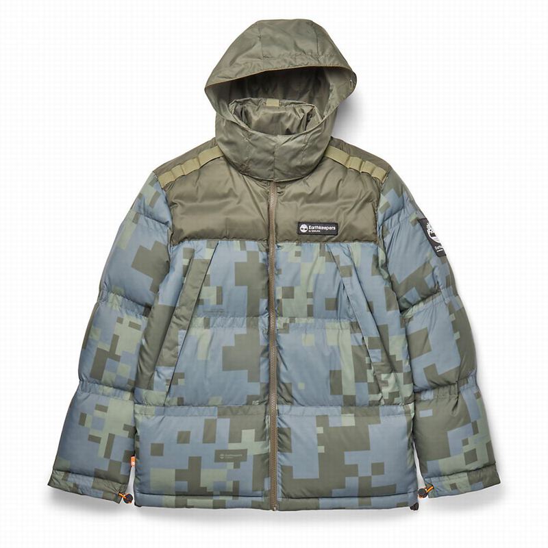 Camo Timberland Outdoor Archive Puffer Jackets | 43010020