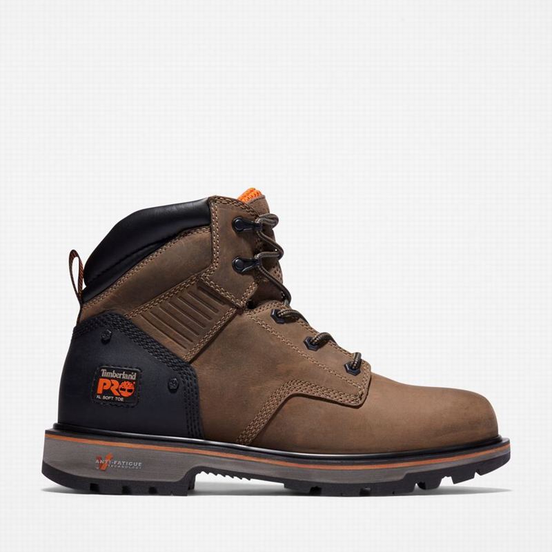 Coffee Timberland Ballast 6" Work Boots | 35895690