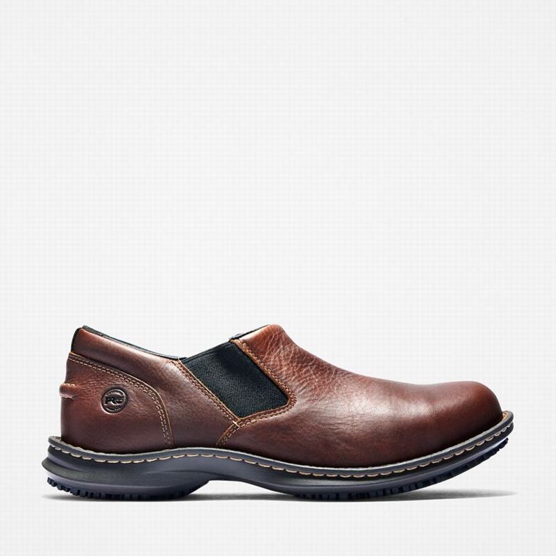 Coffee Timberland Gladstone Casual Steel Toe Work Shoes | 38653870