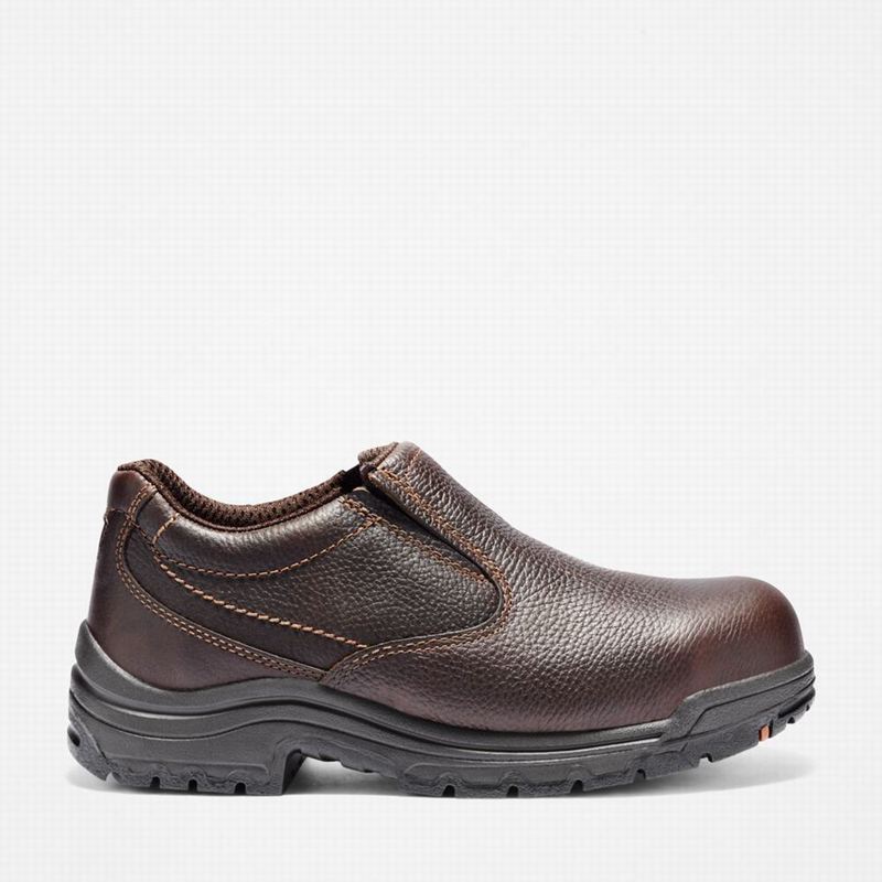 Coffee Timberland TiTAN Casual Alloy Toe Work Shoes | 50095544