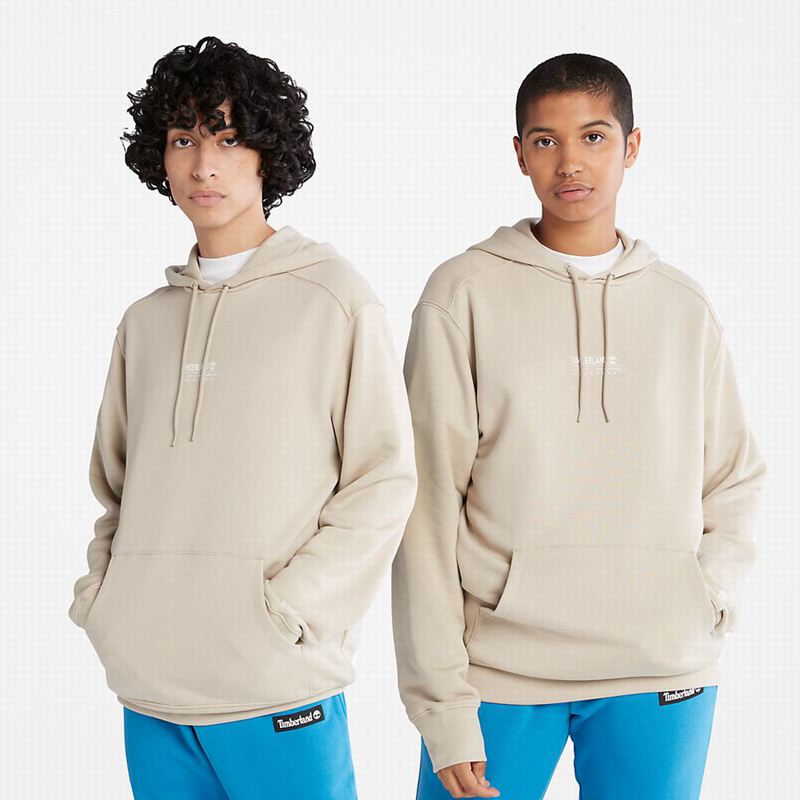 Grey Timberland All Gender Luxe Comfort Essentials Refibra Hoodie | 67081787