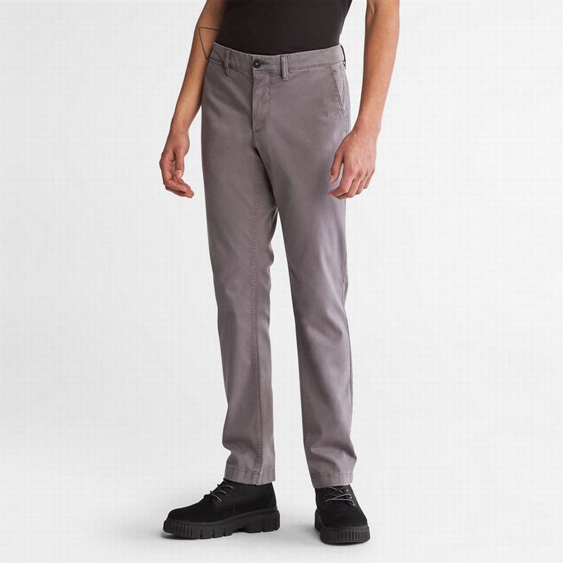 Grey Timberland Anti-odour Ultra-stretch Chino Pants | 18532064