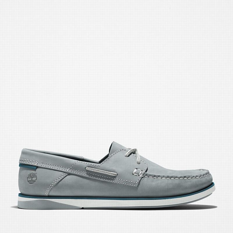 Grey Timberland Atlantis Break Boat Shoes | 69120826
