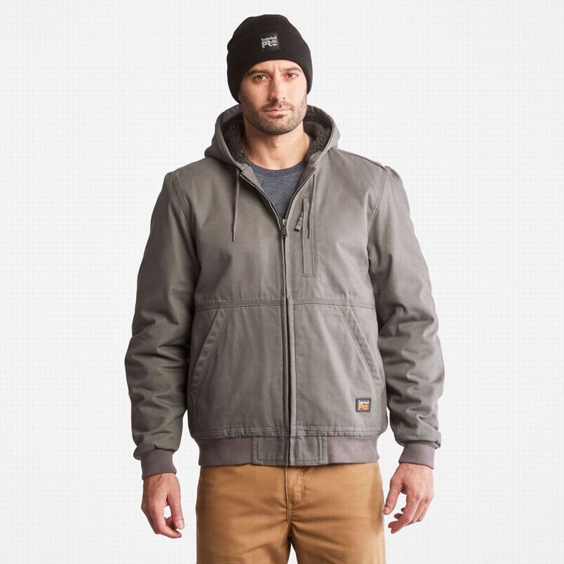 Grey Timberland Axis Peak Water-Repellent Jackets | 7136193