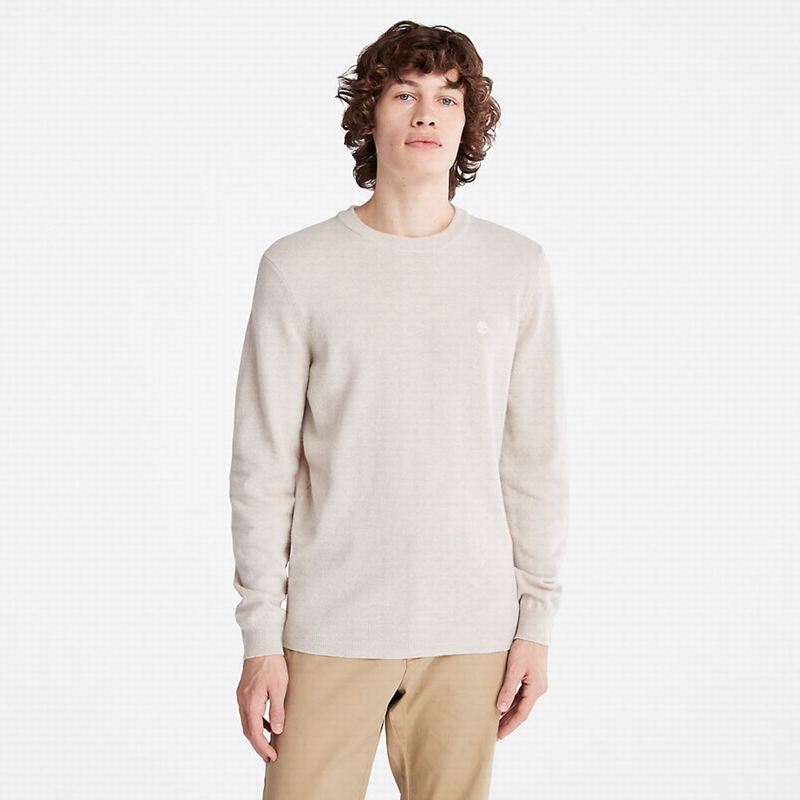 Grey Timberland Cohas Brook Merino Jumpers | 268451