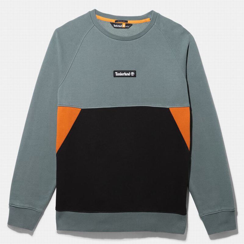 Grey Timberland Cut-and-sew Sweatshirts | 32987684