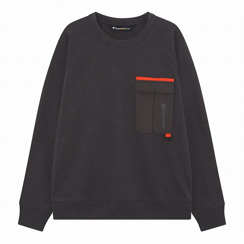 Grey Timberland Earthkeepers by Raeburn All Gender Pocket Sweatshirts | 95488354