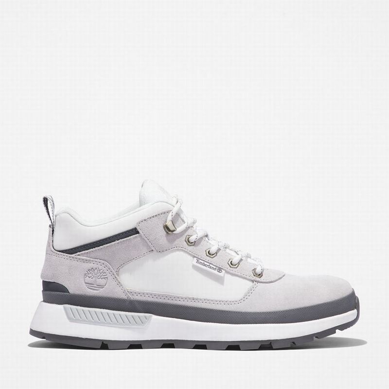 Grey Timberland Field Hiking Boots | 49703429