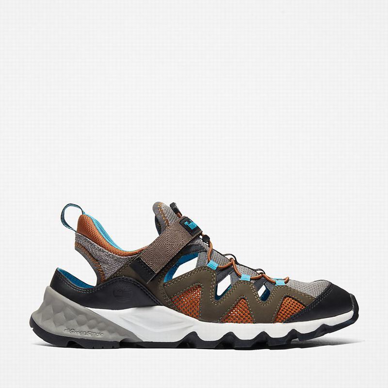 Grey Timberland GreenStride Solar Wave Sandals | 68107948