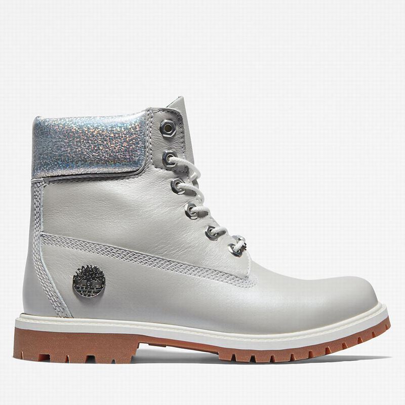 Grey Timberland Heritage 6 Inch Boots | 46977722