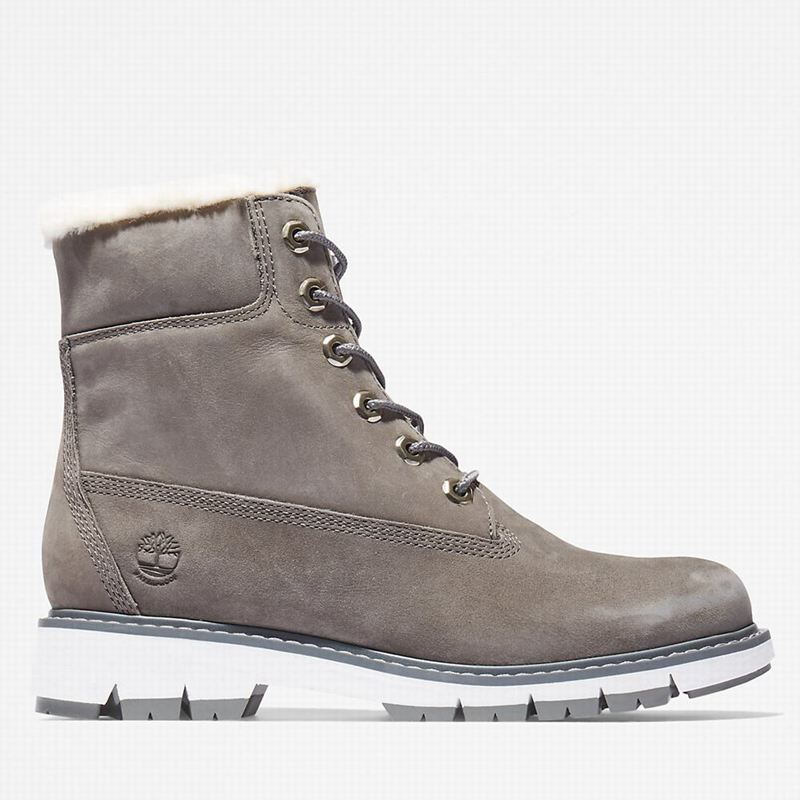 Grey Timberland Lucia Way Lined Boots | 46472069