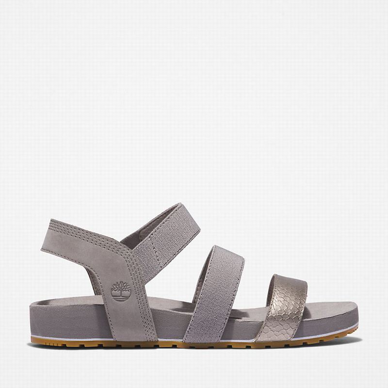 Grey Timberland Malibu Waves Ankle-strap Sandals | 40446279