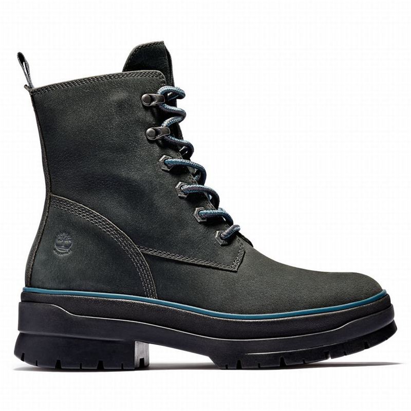 Grey Timberland Malynn EK+ Mid Lace-Up Boots | 18879015