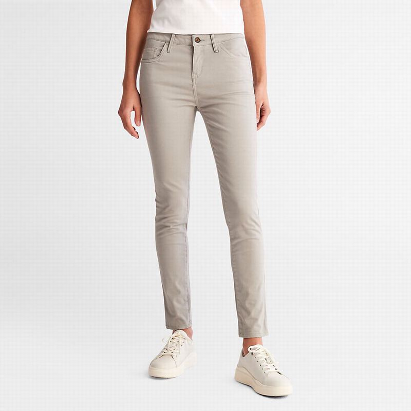 Grey Timberland Mid-rise Super-skinny Pants | 95135256