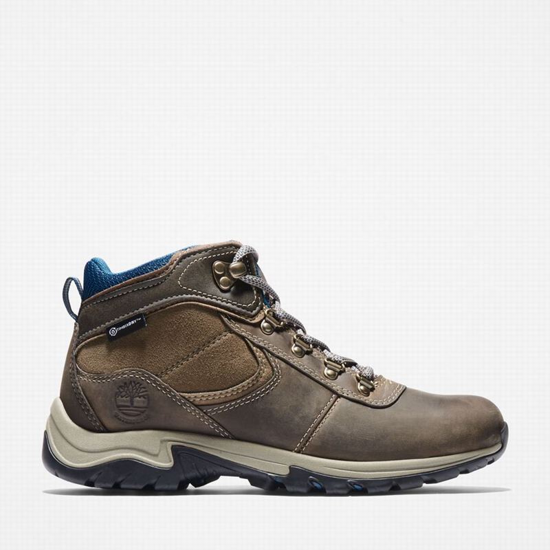 Grey Timberland Mt. Maddsen Waterproof Hiking Boots | 83295037