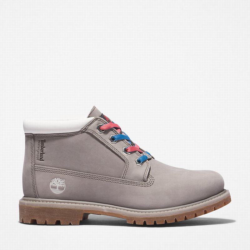 Grey Timberland Nellie Warm Chukka Ankle Boots | 6032601