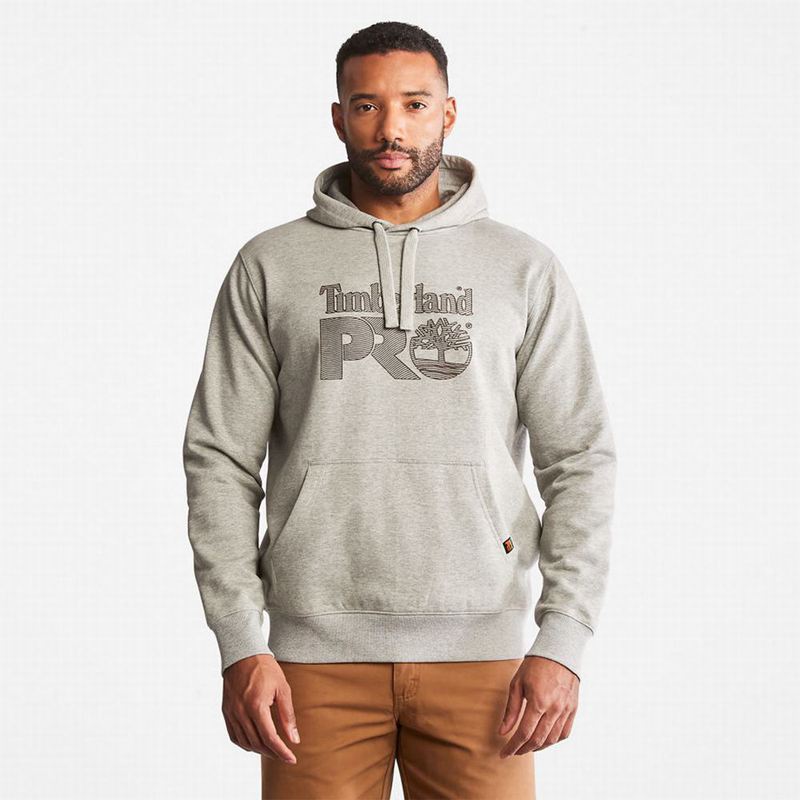 Grey Timberland PRO Hood Honcho Pullover Hoodie | 39592565
