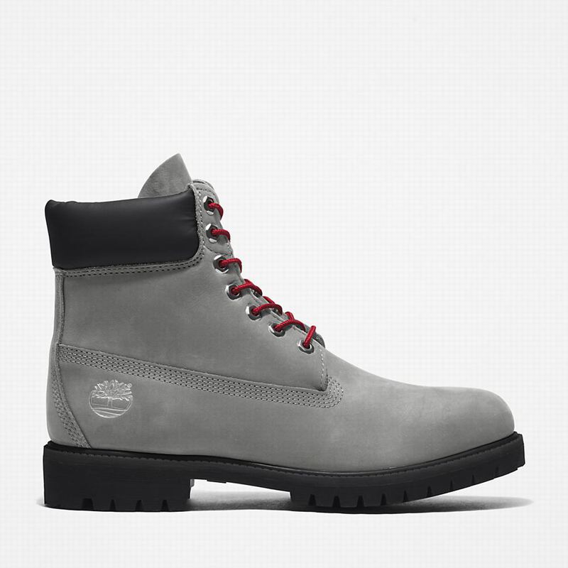 Grey Timberland Premium 6 Inch Boots | 14910768