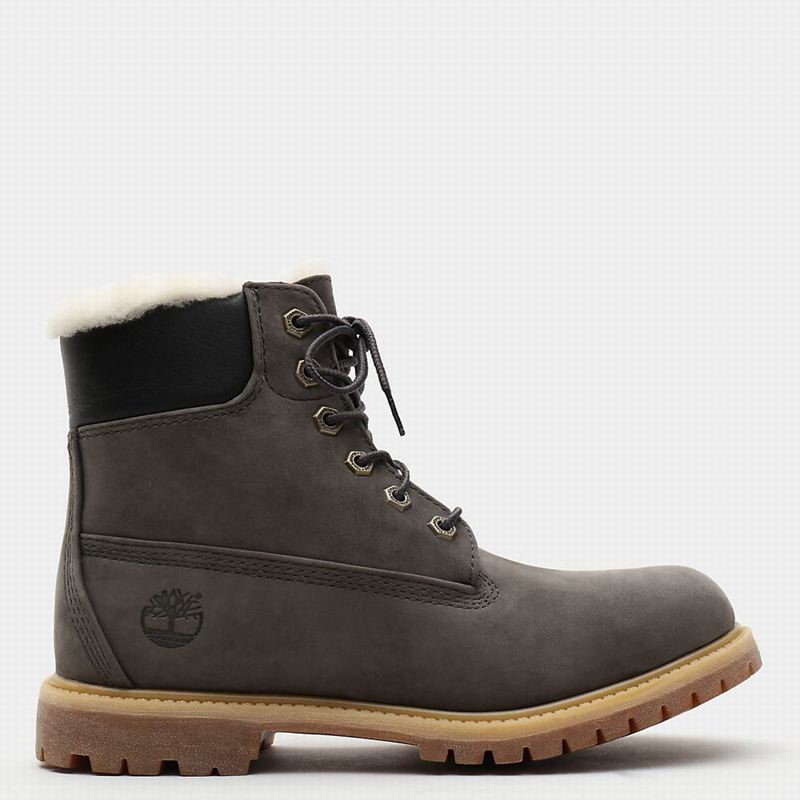 Grey Timberland Premium 6 Inch Boots | 3381199