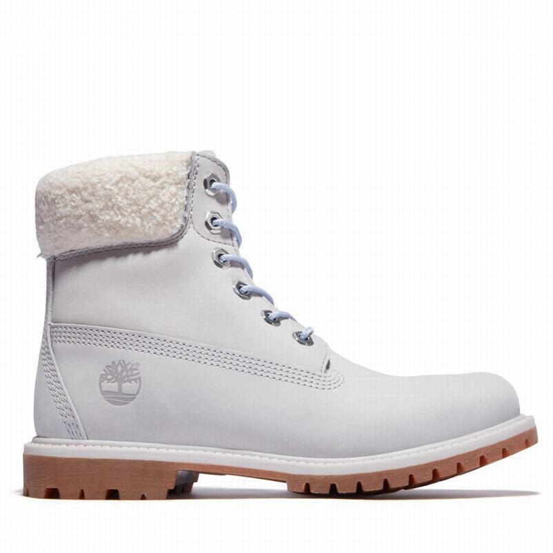 Grey Timberland Premium 6-Inch Waterproof Boots | 49329986