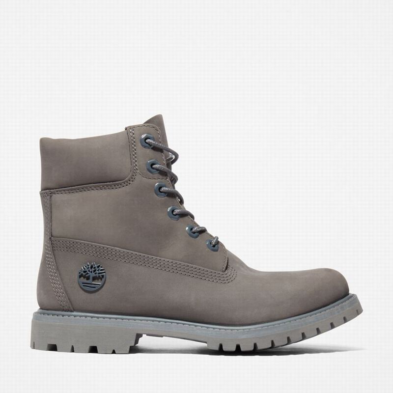 Grey Timberland Premium 6-Inch Waterproof Boots | 85816924