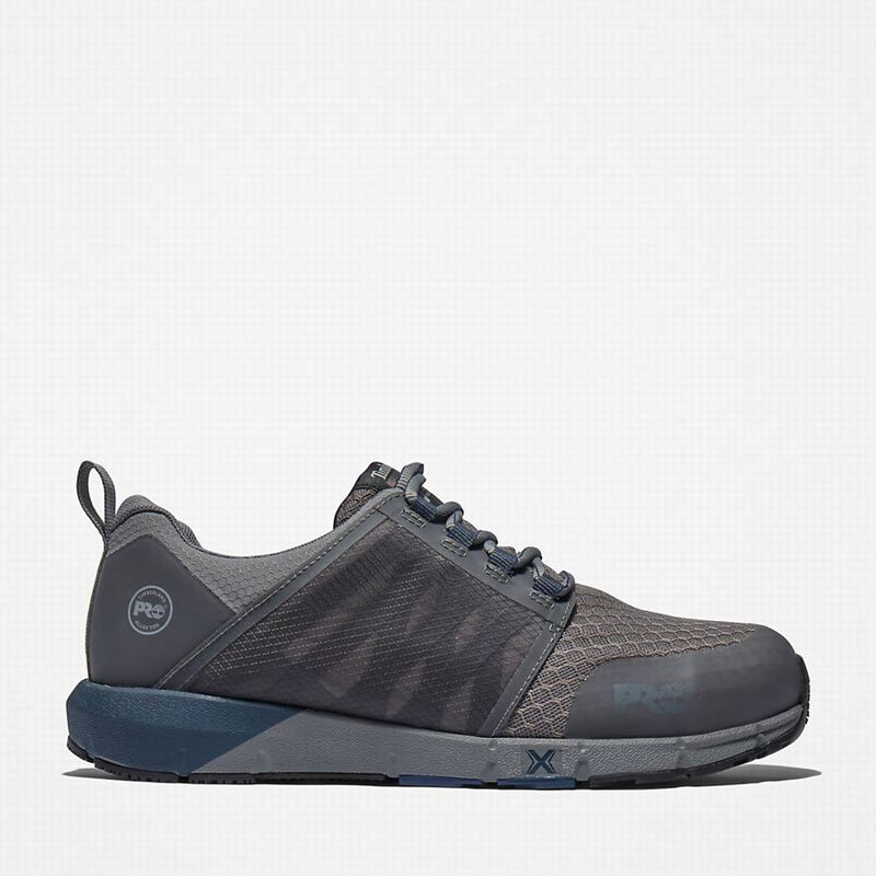 Grey Timberland Radius Alloy-Toe Work Shoes | 24493900