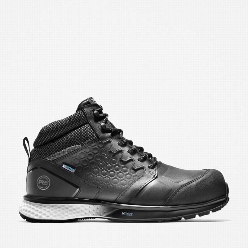 Grey Timberland Reaxion Composite Toe Waterproof Work Boots | 18526015