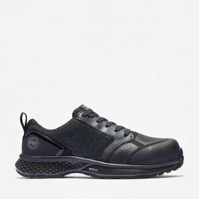 Grey Timberland Reaxion Composite Toe Work Shoes | 66380297