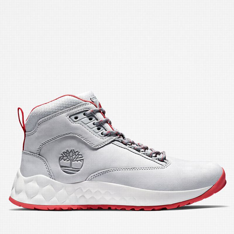 Grey Timberland Solar Wave Stride Chukka Hiking Boots | 14004647