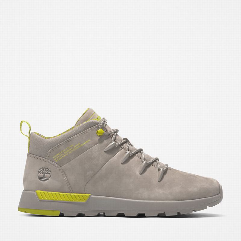 Grey Timberland Sprint Mid Hiking Boots | 39825040
