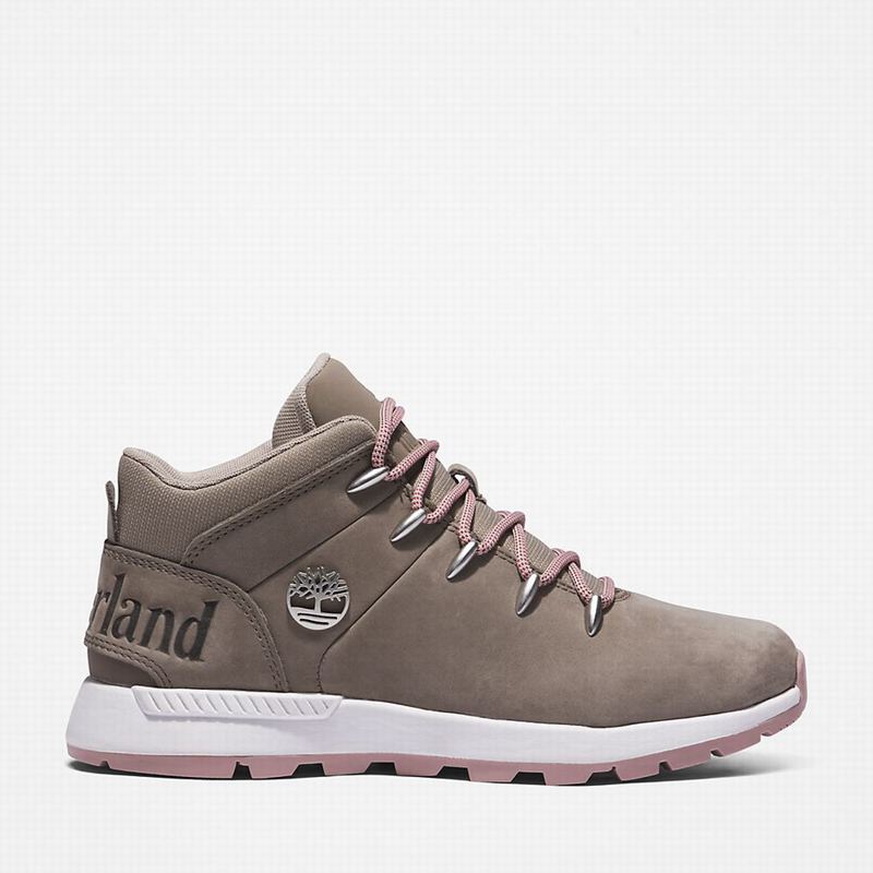 Grey Timberland Sprint Mid Hiking Boots | 82676652