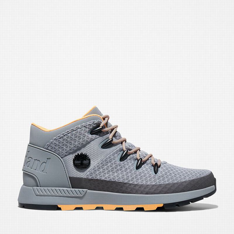 Grey Timberland Sprint Trekker Mid Hiker Sneakers | 57649410