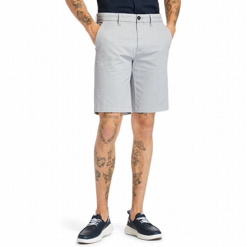 Grey Timberland Squam Lake Stretch Chino Shorts | 67637311