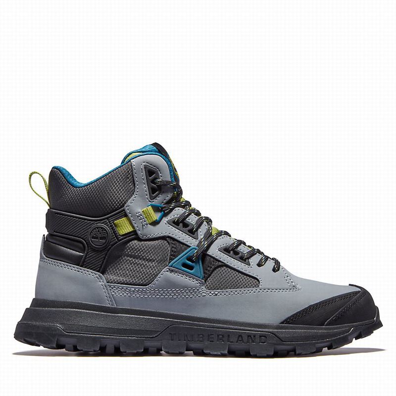 Grey Timberland Treeline STR Mid Hiking Boots | 75592371
