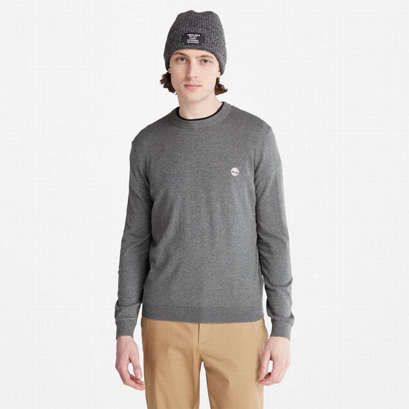 Grey Timberland Warm Crew Jumpers | 14920801