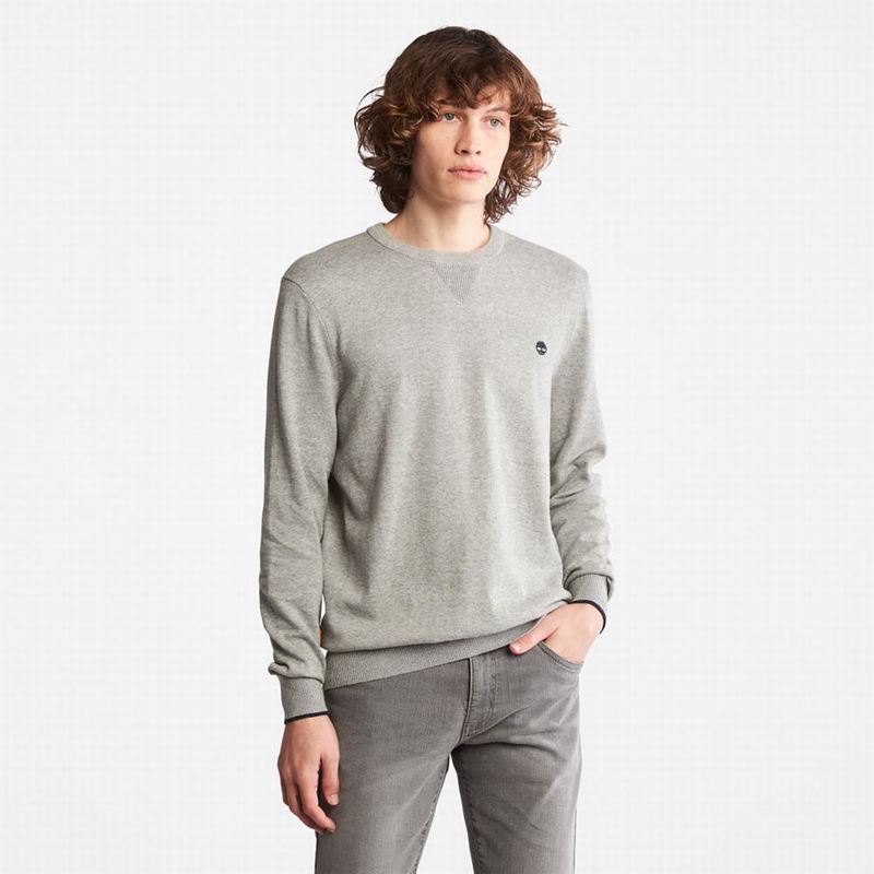 Grey Timberland Williams River Organic Cotton Sweaters | 99535733