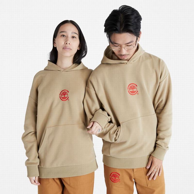 Khaki Timberland Classic Hoodie | 35753208