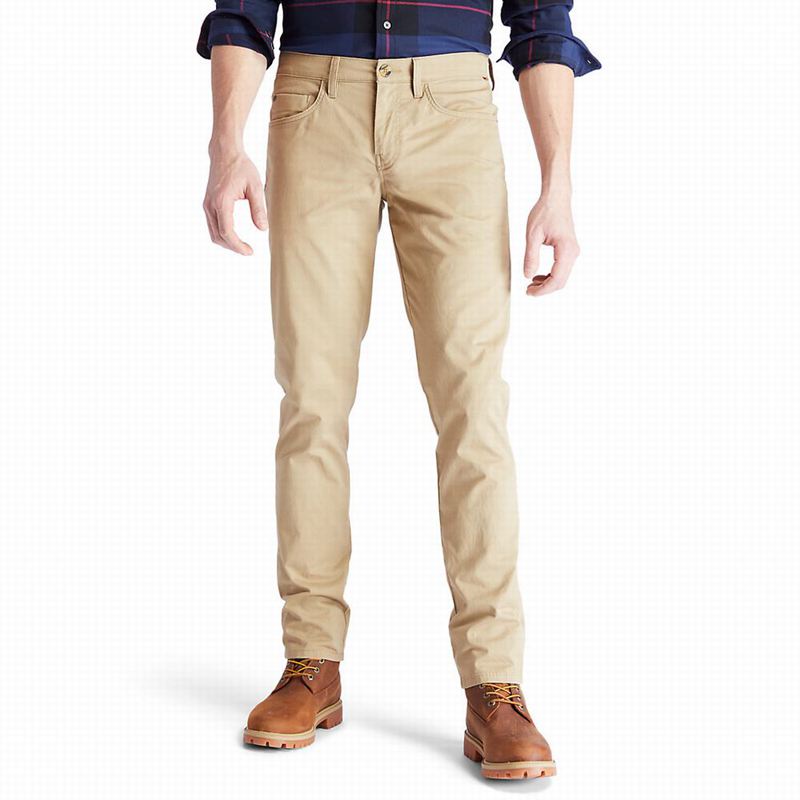 Khaki Timberland Sargent Lake Twill Pants | 77694871