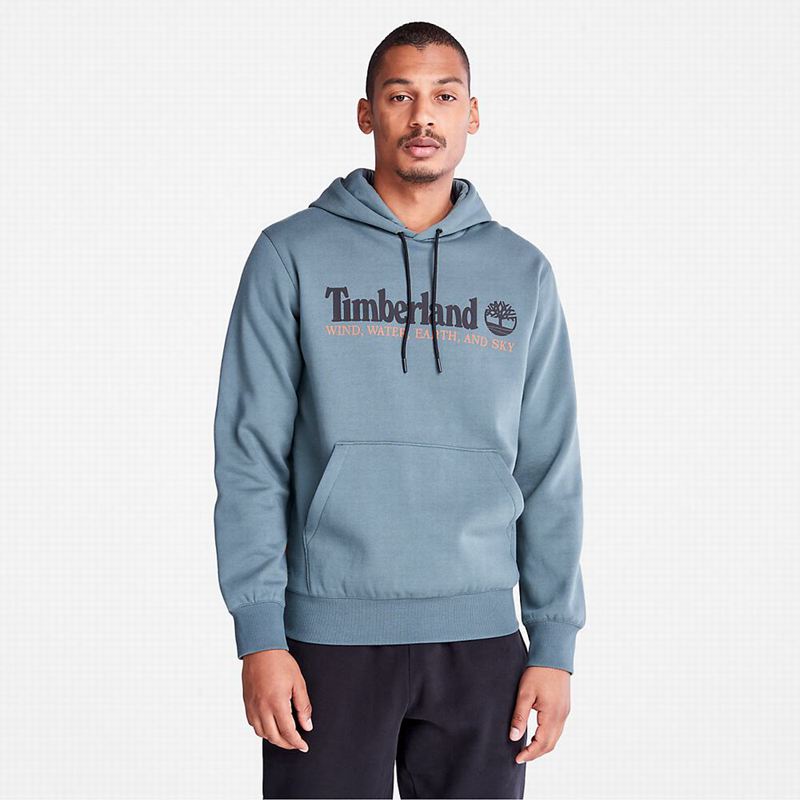 Light Blue Timberland Wind Water Earth and Sky Hoodie | 9500222