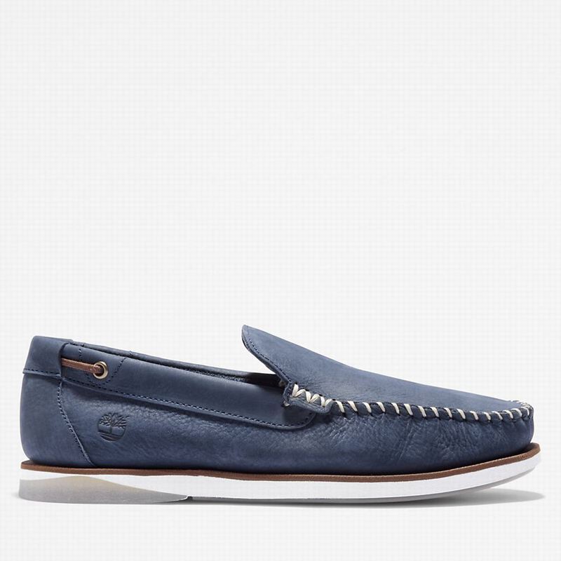 Navy Timberland Atlantis Break Venetian Boat Shoes | 49257902