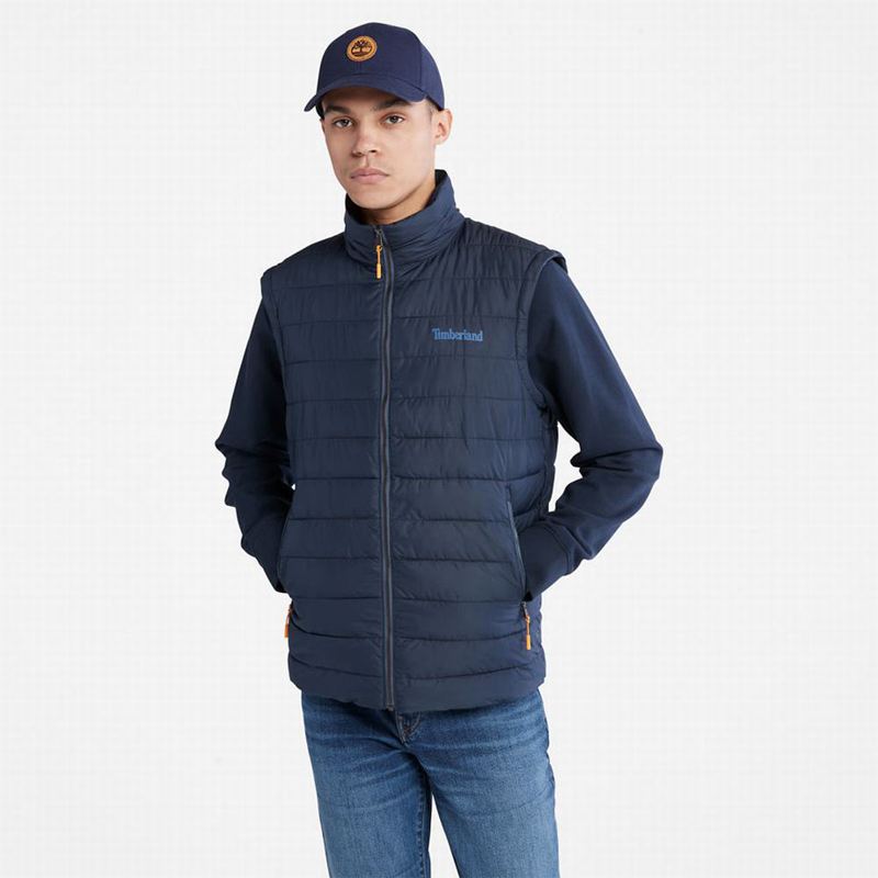 Navy Timberland Axis Peak Vest | 85317130