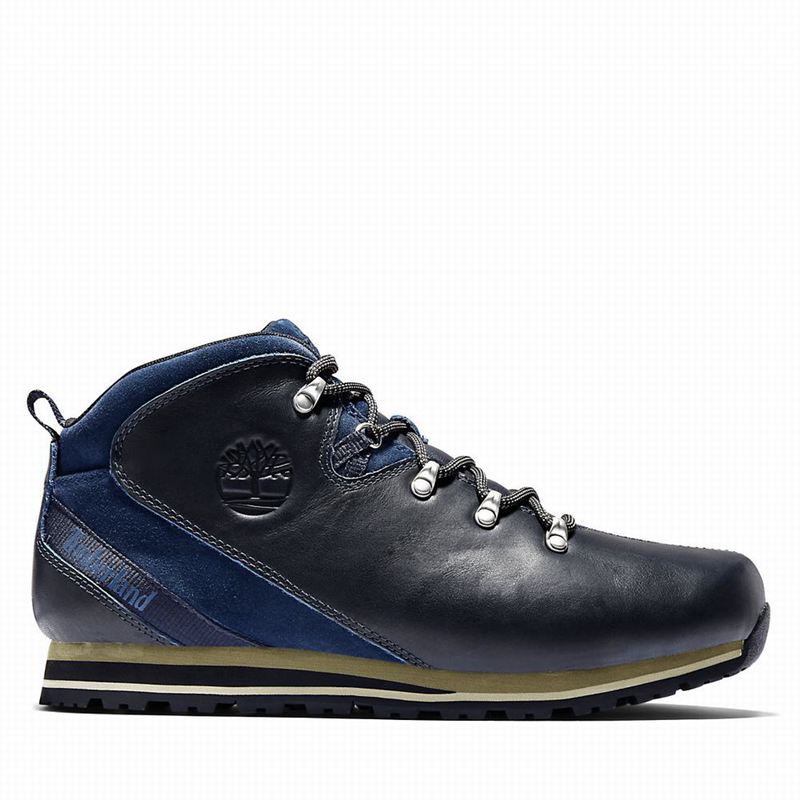 Navy Timberland Bartlett Ridge Mid Hiking Boots | 54832404