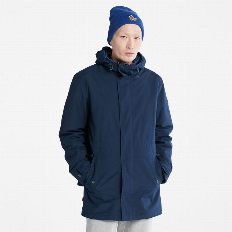 Navy Timberland Boundary Peak 3-in-1 Fishtail Parka | 50982115