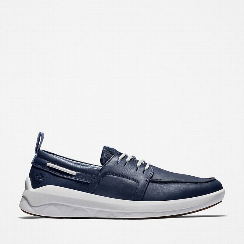 Navy Timberland Bradstreet Ultra Boat Shoes | 34719688