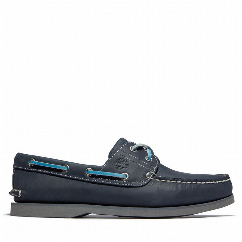 Navy Timberland Classic Boat Shoes | 62972355
