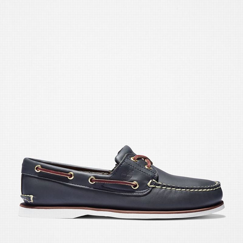 Navy Timberland Classic Boat Shoes | 82544771