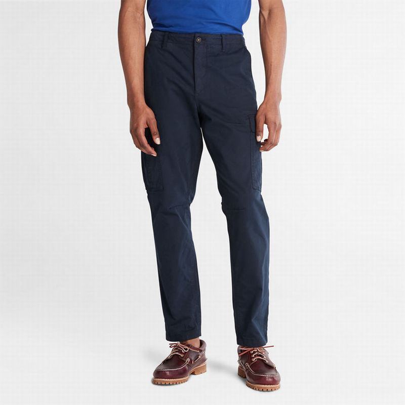 Navy Timberland Core Twill Cargo Pants | 33467802