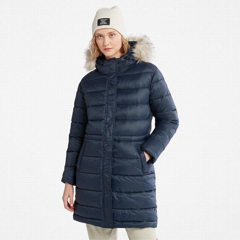 Navy Timberland Down-Free Parka | 19016788