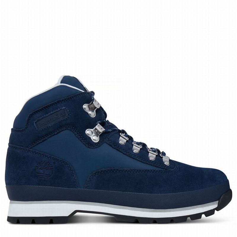 Navy Timberland Euro Boot Hiking Boots | 37744503